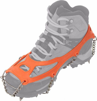 Crampons për këpucë VI.6+ Pro Traxion Lite, nr. 33-36, të argjendta/të portokallta