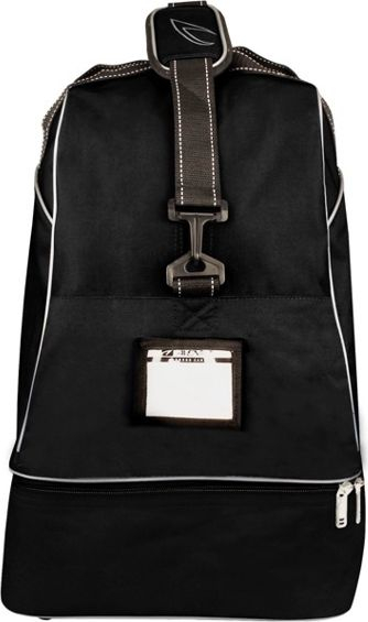 Çantë sportive Avento Football Bag Senior, me ndarje për këpucë, e zezë