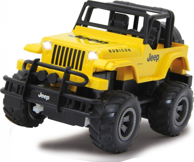 Makina me telekomandë Jamara Jeep Wrangler Rubicon, 1:18, 2700 mAh, e verdhë