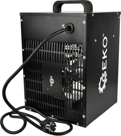 Електричен грејач GEKO, 3.3kW, со вентилатор, сив