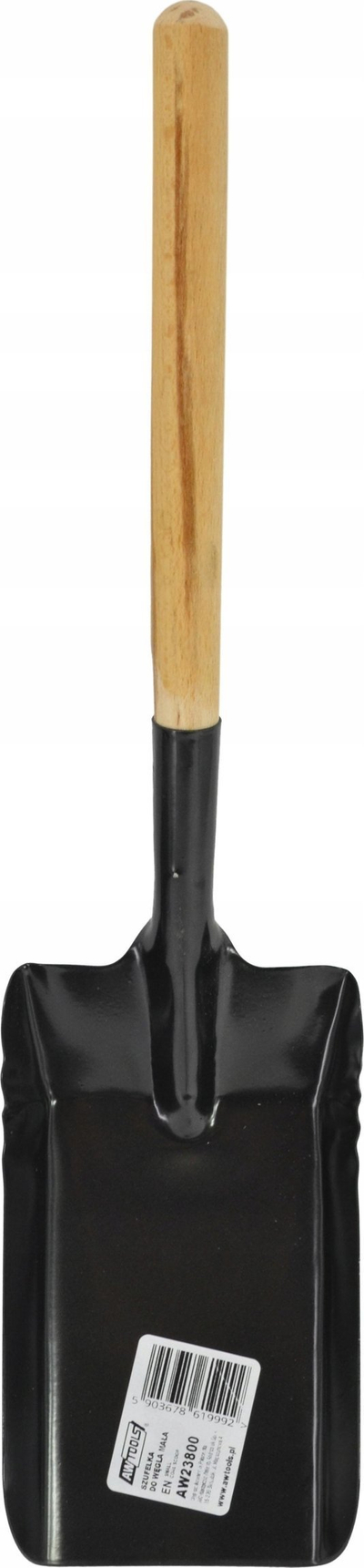 Lopat qymyri metal, 11x27cm, dorez druri