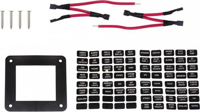 Kuti siguresash MTuning_F Fuse Box, 6x Type B, 12V, e zezë