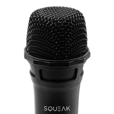 Mikrofonë wireless Two SQUEAK VocalDuo SQ1007, set 2 copë, 2.4GHz USB, të zinj