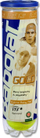 Tuba topa tenisi Babolat Gold All Court, 4 topa, Extra Duty Felt