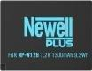 Bateri për kamerë Newell PLUS NP-W126, 1300mAh, 7.2V, e zezë