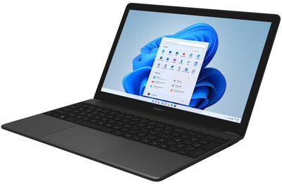 Laptop Umax VisionBook N15R, 15.6 "Full HD, Intel Celeron N4020, 4GB RAM, 128GB SSD, Intel UHD Graphics, gri