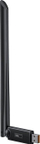 Adapter WiFi Baseus FastJoy, 300 Mbps, antenë 6 dBi, USB A, i zi