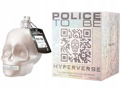 Parfum Police To Be Hyperverse Woman, Eau de Parfum, 125ml, i bardhë