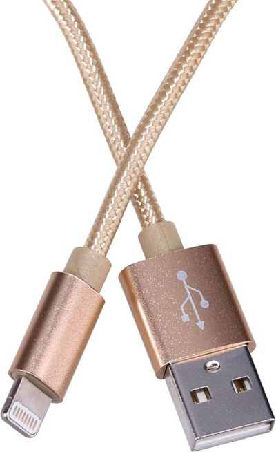 Kabllo Lightning Extralink, 1m, 2A, gold