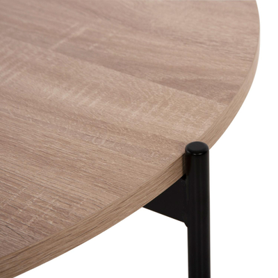 Tavolinë për kafe Φ80x45Hcm (HM9588.03), zezë