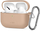 Kuti mbrojtëse Tech-Protect Silicone Hook për Apple AirPods Pro 3, silikon, me karabinë, Caffe Latte