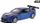 Макета автомобил MSZ Maserati GranTurismo MC GT4, размер 1:43, колекционерска, сина