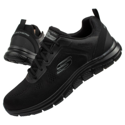 Atlete Skechers Track M 232698 BBK, Air Cooled Memory Foam, të zeza