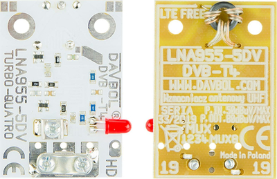 Засилувач за антена Signal LNA-955-5P, DVB-T MPEG-4, 5 излези