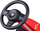 Go kart me pedale Abarth PA0167, sedilje e rregullueshme, rrota EVA, i kuq