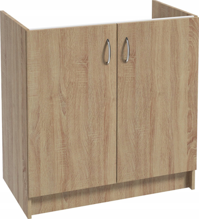 Komodë kuzhine Deftrans 064-D-08029, 80x60 cm, për nën lavaman, sonoma oak