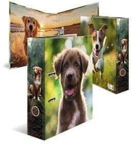 Dosje mekanike HERMA Favorite Animals Dog, DIN A4, shpinë 70mm, me motive qen