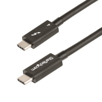 Kabllo StarTech.com Thunderbolt 4, 0.5m, 40Gbps 100W, USB-C, i zi