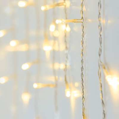 Drita dekorative LED Icicles, 360 LED, 12m, e bardhë e ngrohtë