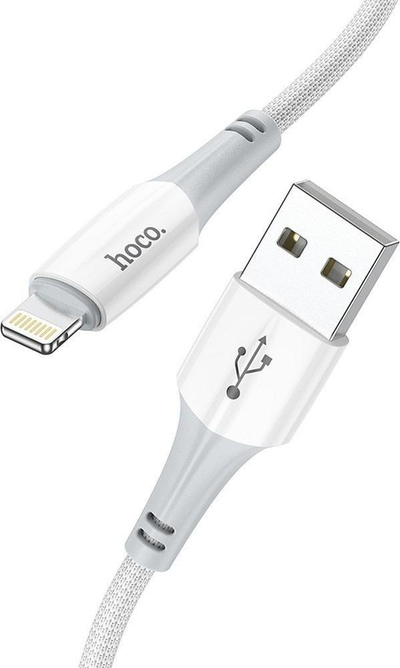 Kabllo USB Partner Tele.com USB A në Lightning, 1m, 2.4A, e bardhë