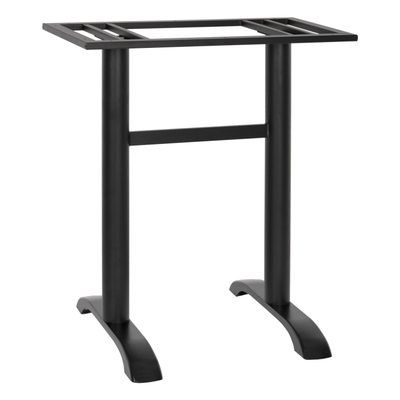 Bazë tavoline bari Metal HM479.01, metal, 40x80x91 cm, e zezë