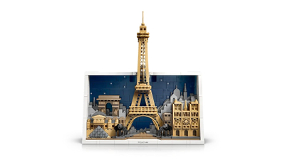 Set ndërtimi Lego Architecture 21064 Paris City of Love, dekorativ, shumëngjyrësh