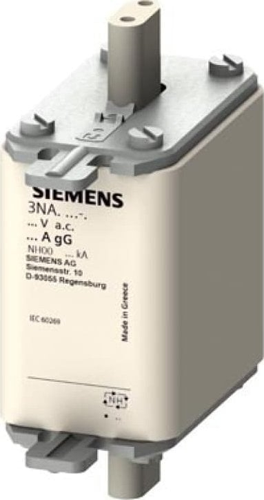 Siguresë NH Siemens 3NA3832, 125A, 500V, e bardhë