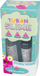 Set slime DIY TUBAN Super Slime Watermelon, me erë shalqiri, me shkëlqim, ngjyrë turkeze