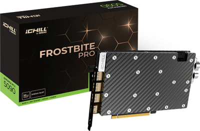 Kartë grafike Inno3D GeForce RTX 5090 iChill Frostbite Pro, 32GB GDDR7, PCI Express