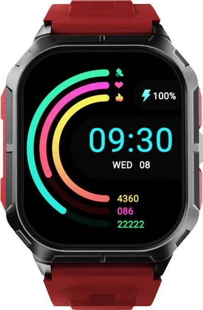 Smartwatch HiFuture FutureFit Ultra 3, 2", IP68, i kuq