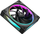 Ventilator kasë DeepCool FL12 3 in 1, 120 mm, set 3 copë, i zi