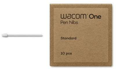 Maja zëvendësuese për stilolaps grafik Wacom ACK24911Z, set 10 copë, të zeza