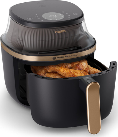 Fritezë ajri Philips Series 3000 NA322-00, 4.2L, me dritare, e zezë