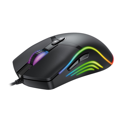 Maus gaming Varr VGMB03, 7D 6400DPI, RGB, i zi