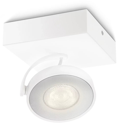 Aplike muri Philips Clockwork LED, 1 llambë, e bardhë