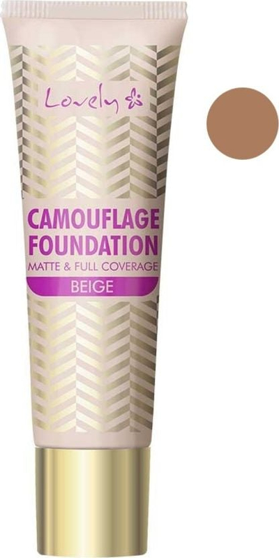 Фондација Lovely Camouflage Matt Full Coverage 4 Beige, 25g