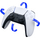 Kontroller Sony DualSense, PlayStation 5, Bluetooth, USB, e bardhë / zezë