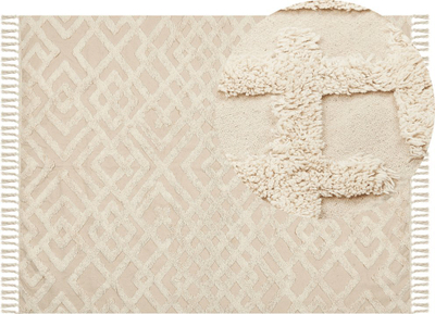Tapet ARDAHAN, 160 x 230 cm, pambuk, beige
