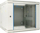 Kabinet muri ExtraLink 19" 12U EX.12912, metalik, me derë xhami, gri