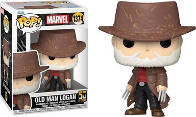 Figurë koleksionare Funko POP Marvel Wolverine 50 vjet Ultimate Old Man Logan, 10 cm, vinyl, shumëngjyrëshe