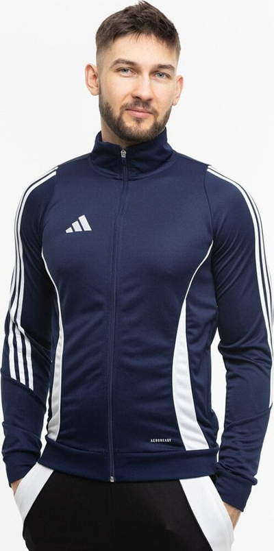 Bluzë sport adidas Tiro 24 M IR7498, 100% poliester i riciklum, Aeroready, blu marin