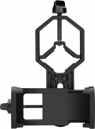 Adapter për telefon Redleaf SOM-1, për teleskop dhe mikroskop, metal plastike, i zi