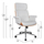 Karrige zyre SUPERIOR PRO, Sonama/white, 74×74×116 cm (HM1108.02), bardhë