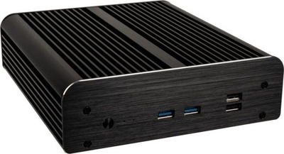 Kuti PC Akasa Newton TN A-NUC63-M1B, për Intel NUC 11, alumini, e zezë