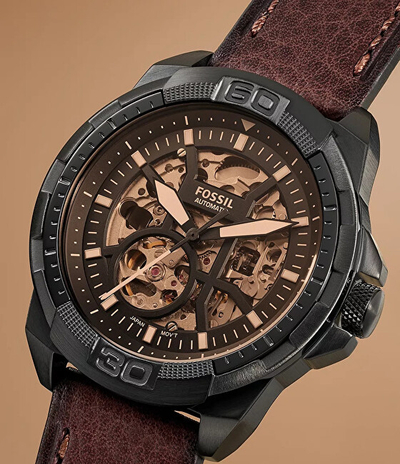 Orë për meshkuj Fossil Bronson Automatic ME3219, e kaftë