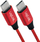 Kabllo LogiLink USB-C - USB-C, 0.3m, e kuqe