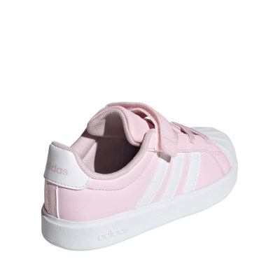 Atlete për kalamaj Adidas Streettalk, shollë gome, mbyllje me shirit ngjitës, rozë me të bardhë