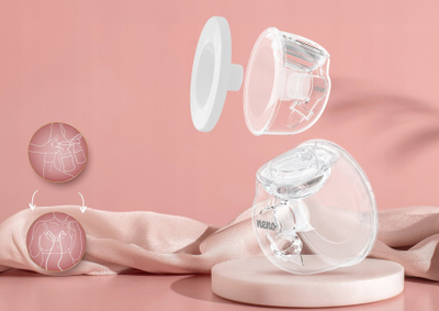 Kupë kolektore për pompë gjiri Neno, set 2 copë, plastike, transparente