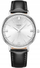 Orë dore për goca Giewont Sapphire Silver GW5390-A1, 38mm, rrip lëkure, e argjendtë me rrip të zi