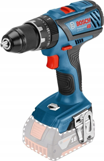 Stërvitëse goditëse pa kabllo Bosch GSB 18V-28, 18V, pa bateri, blu